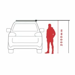 KOZI SIDE AWNING 2 X 2.5M -Camping Sales Shop KSA1000 06