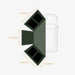 ECO ECLIPSE 180AWNING WALLSET -Camping Sales Shop T050801744ECOW 17